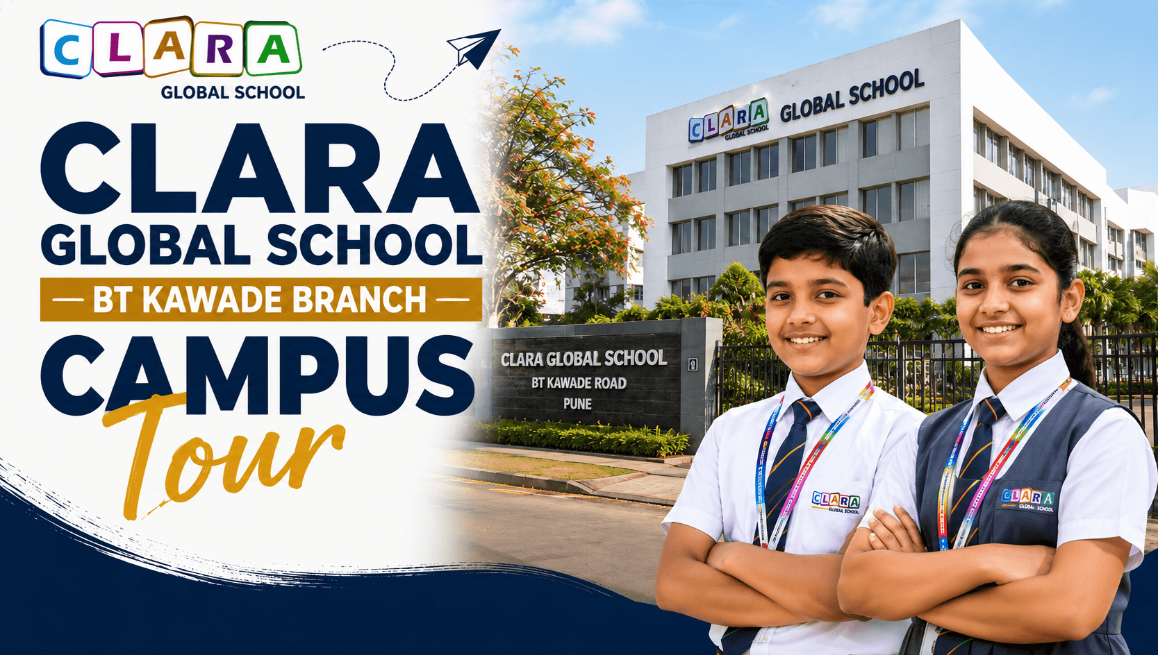 B T Kawade Road campus tour