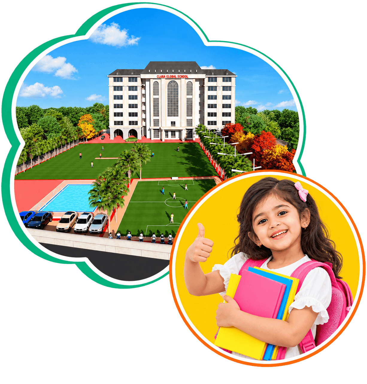 Students at Clara Global School, Sinhagad Road