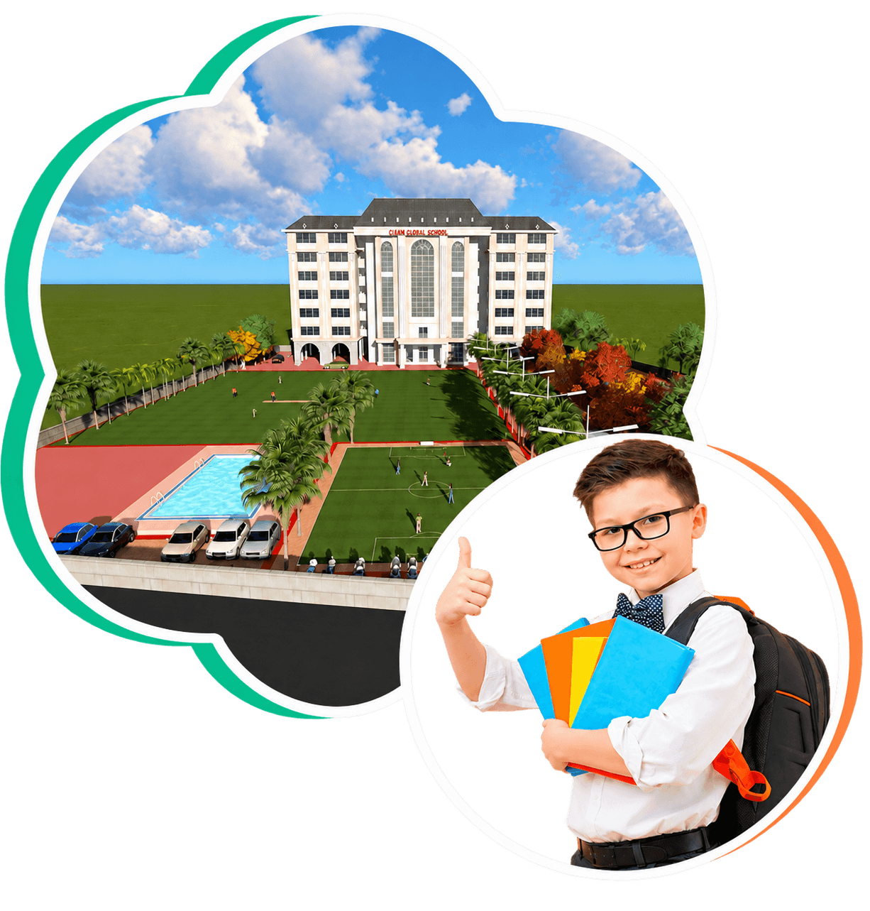 Students at Clara Global School, Sinhagad Road